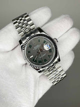 Rolex Date Just 36mm Wimbledon Jubile - Gray