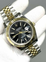rolex-date-just-jubile-gold-black