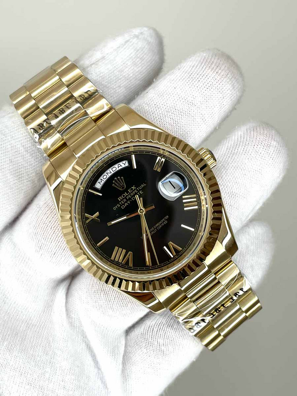 Rolex Day Date Gold & Black