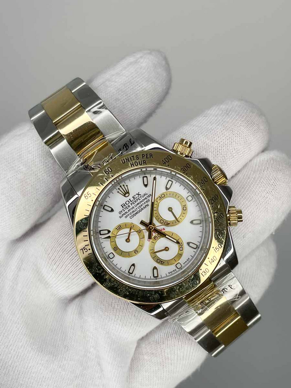 Rolex Daytona Gold & White
